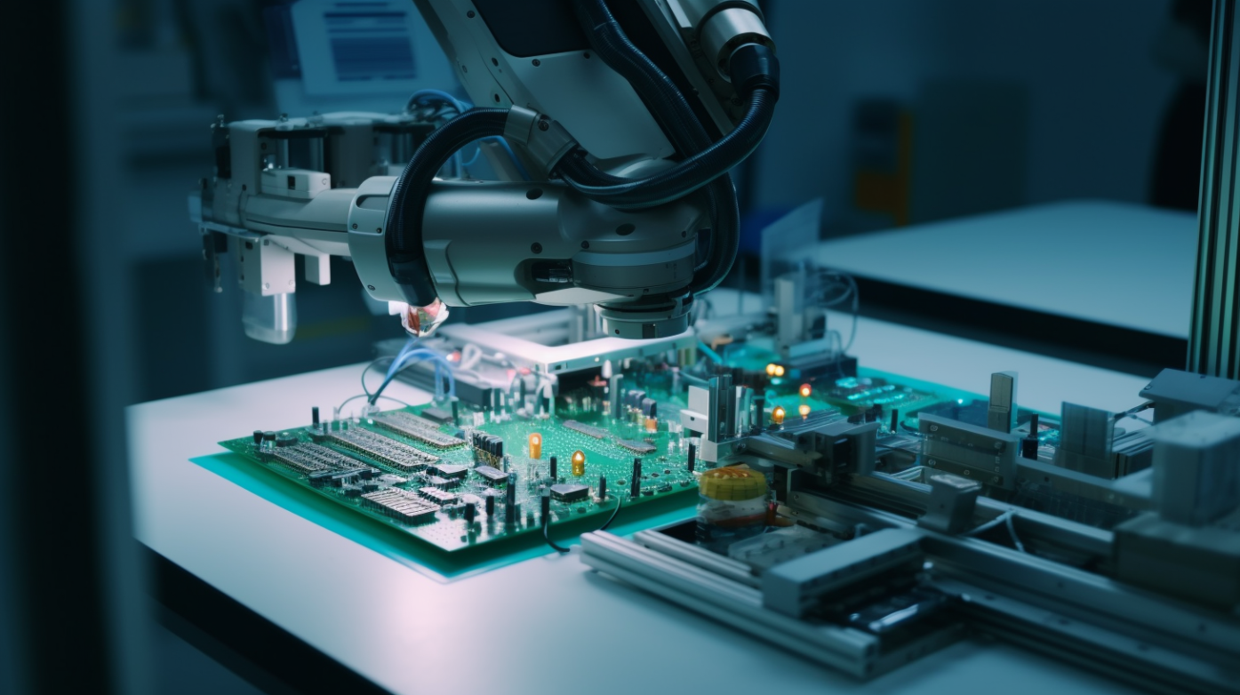 Scheda elettronica con microcomponenti